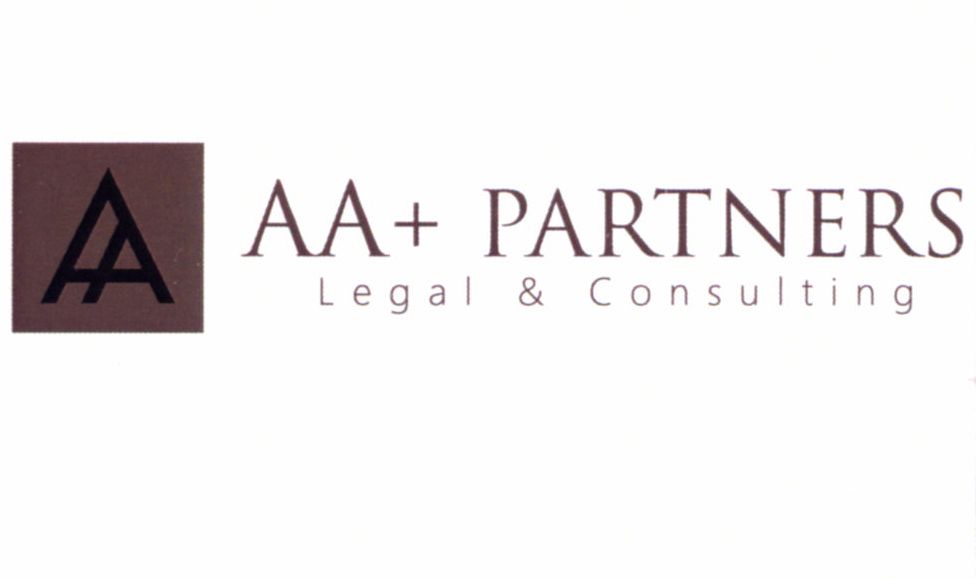 Paraqitja e markës AA+ PARTNERS. Legal & Consulting