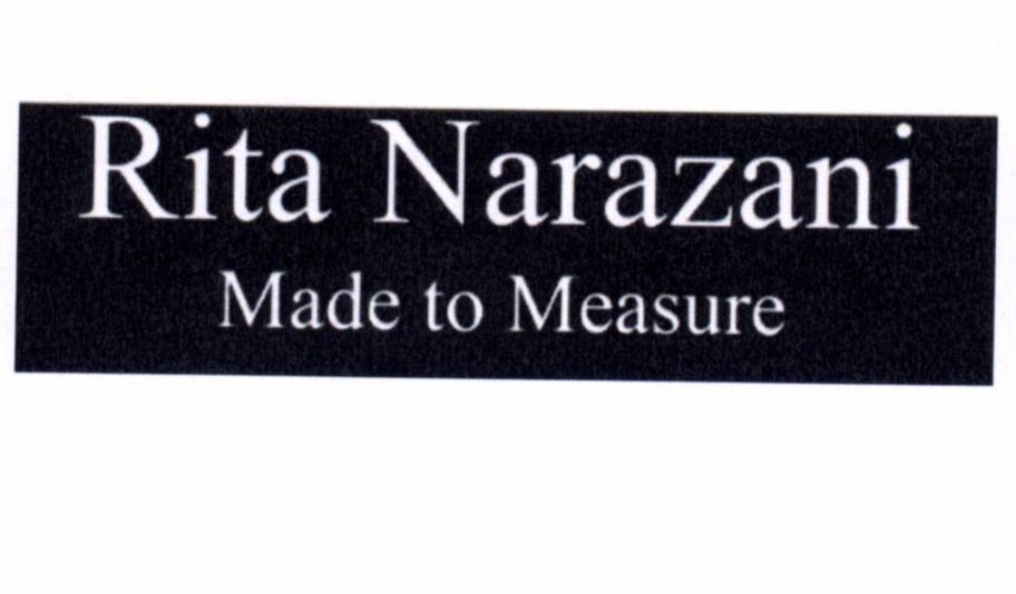 Paraqitja e markës "RITA NARAZANI Made to Measure"