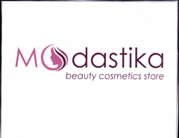 Paraqitja e markës Modastika beauty cosmetics store