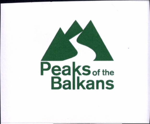 Paraqitja e markës PEAKS OF THE BALKANS