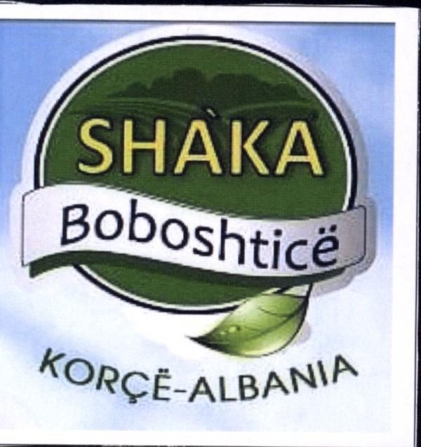 Paraqitja e markës SHAKA BOBOSHTICE