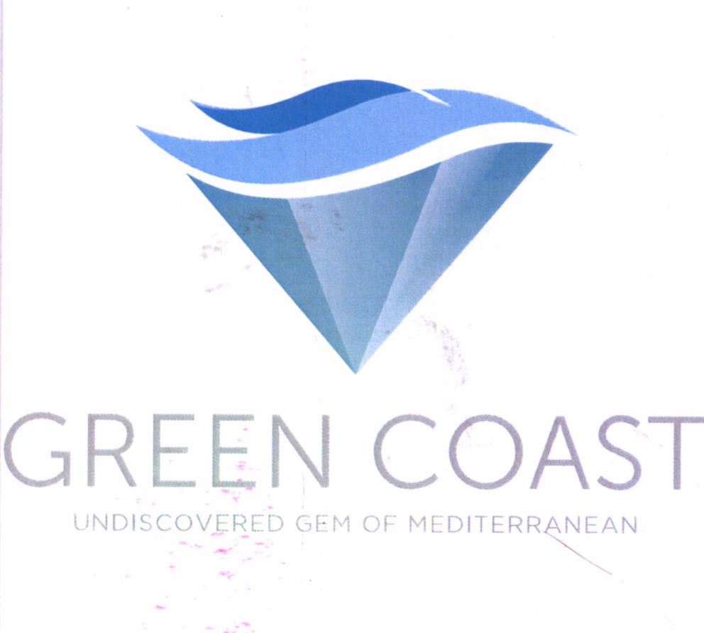 Paraqitja e markës GREEN COAST UNDISCOVERED GEM OF MEDITERRANEAN
