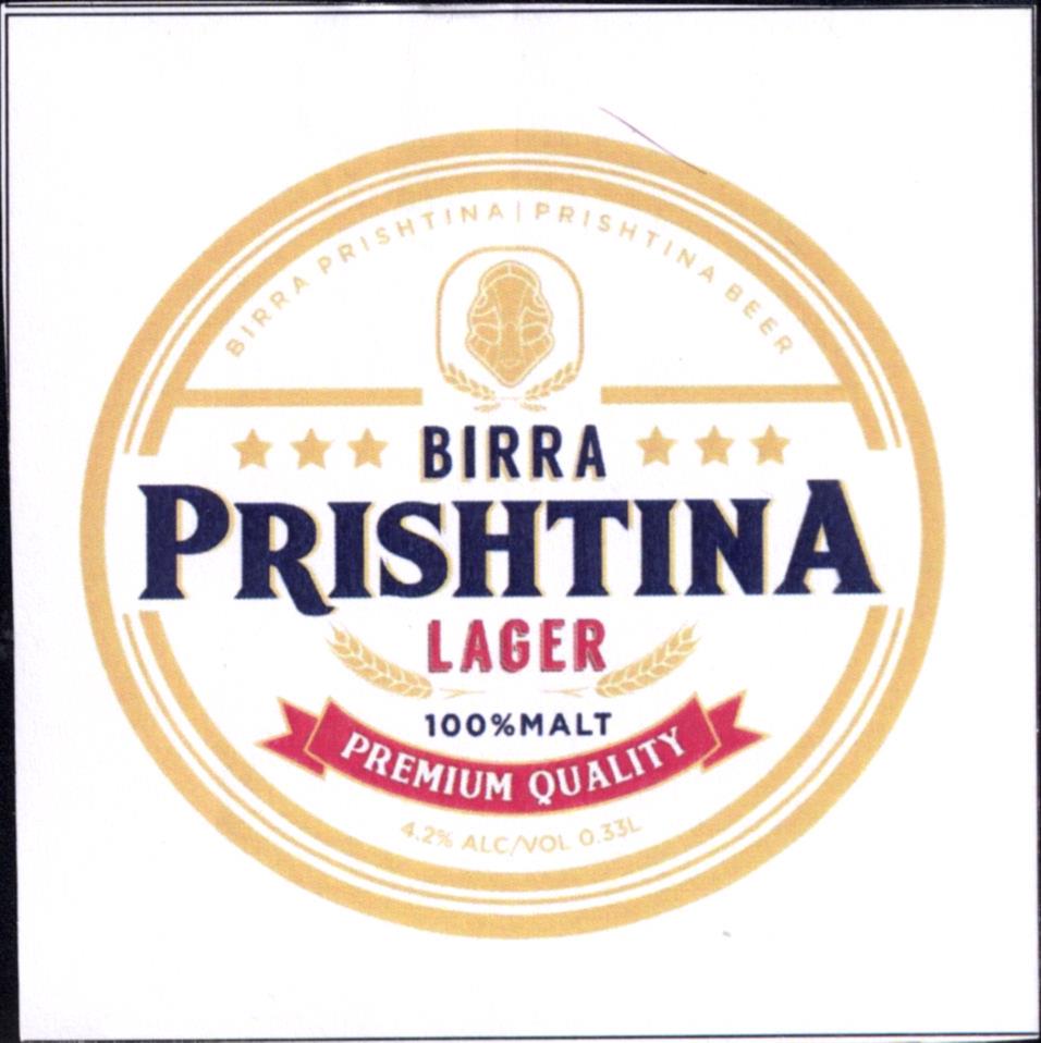 Paraqitja e markës BIRRA PRISHTINA