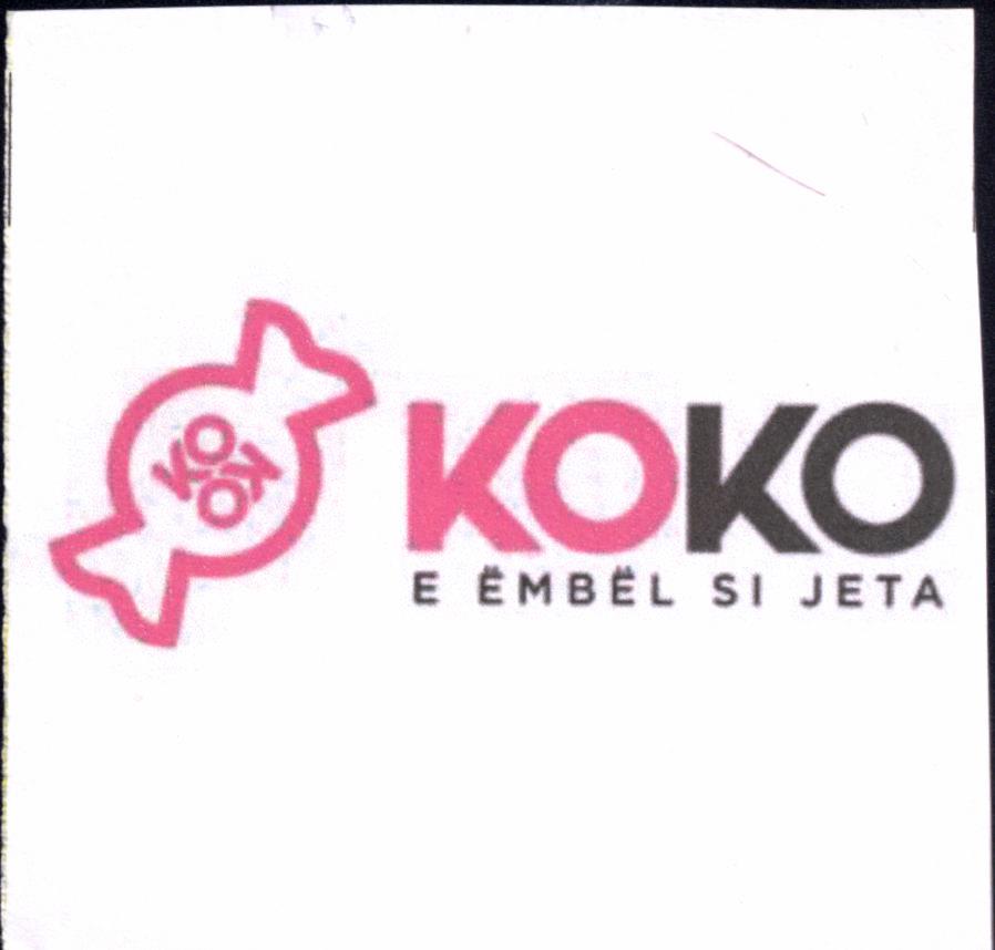 Paraqitja e markës KOKO E ËMBËL SI JETA