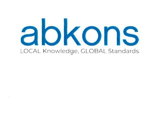 Paraqitja e markës Abkons Local Knowledge, Global Standarts