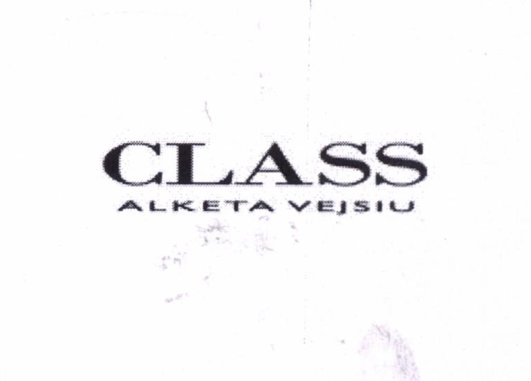 Paraqitja e markës CLASS ALKETA VEJSIU