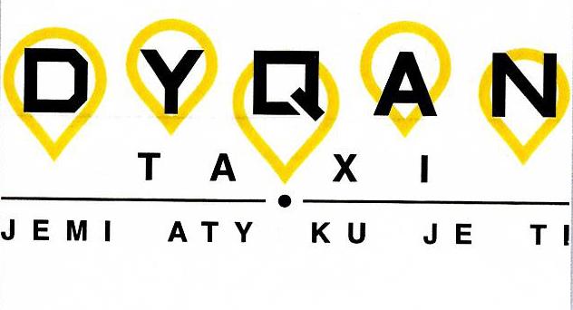 Paraqitja e markës DYQAN TAXI JEMI ATY KU JE TI