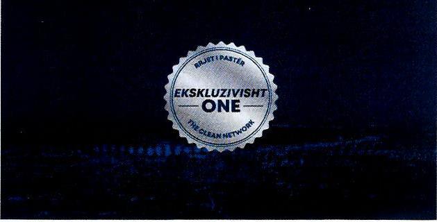 Paraqitja e markës Rrjet i paster Ekskluzivisht One The clean network