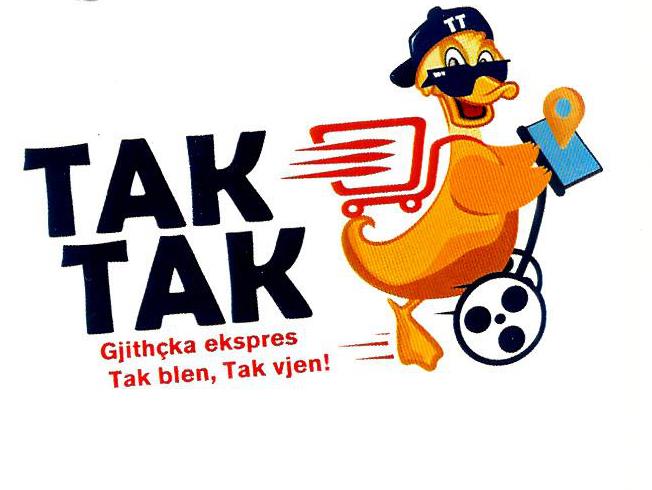 Paraqitja e markës Tak Tak Gjithcka ekspres, Tak blen, Tak vjen!
