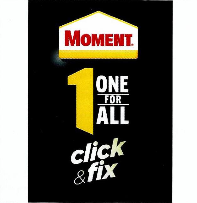 Paraqitja e markës MOMENT 1 ONE FOR ALL CLICK & FIX