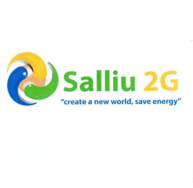 Paraqitja e markës Salliu 2G "create a new world, save energy"