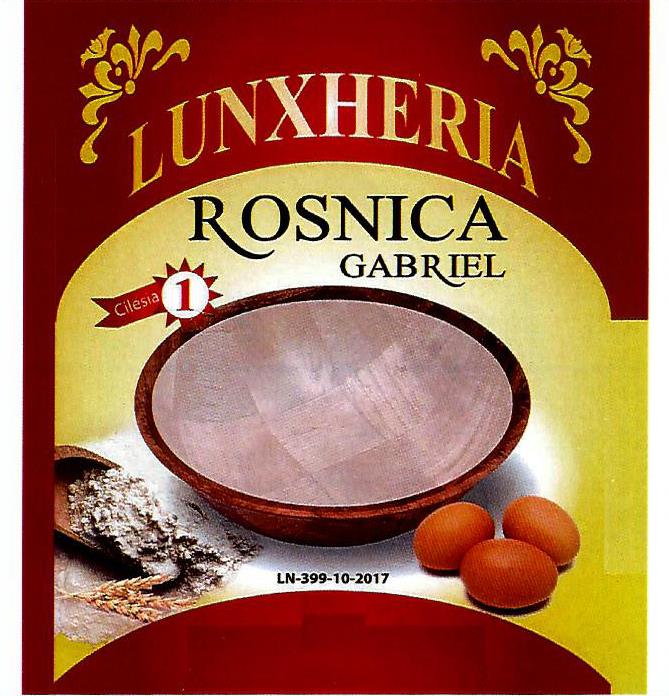Paraqitja e markës LUNXHERIA ROSNICA GABRIEL