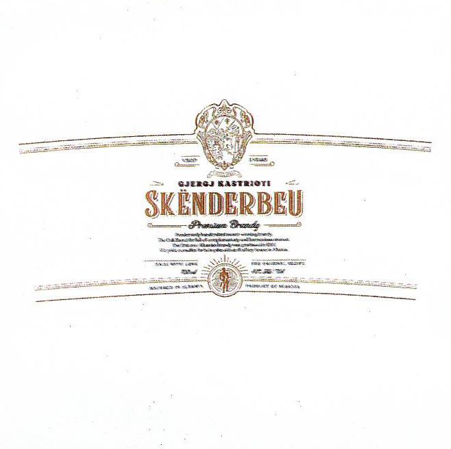 Paraqitja e markës GJERGJ KASTRIOTI SKENDERBEU Premium Brandy