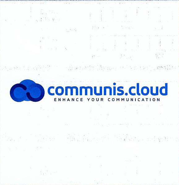 Paraqitja e markës Communis.Cloud Enhance Your communication