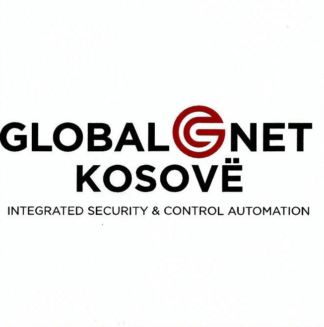 Paraqitja e markës Global Net Kosove Integrated Security & Control Automation