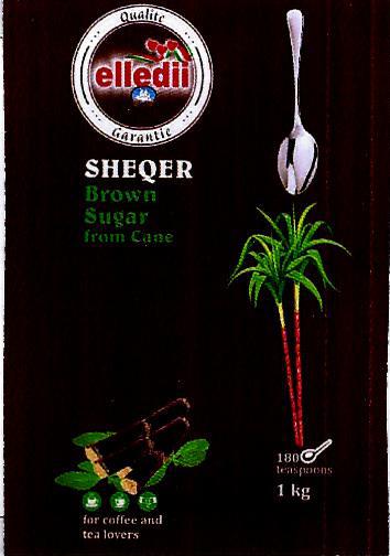 Paraqitja e markës elledii Sheqer Brown Sugar from Cane