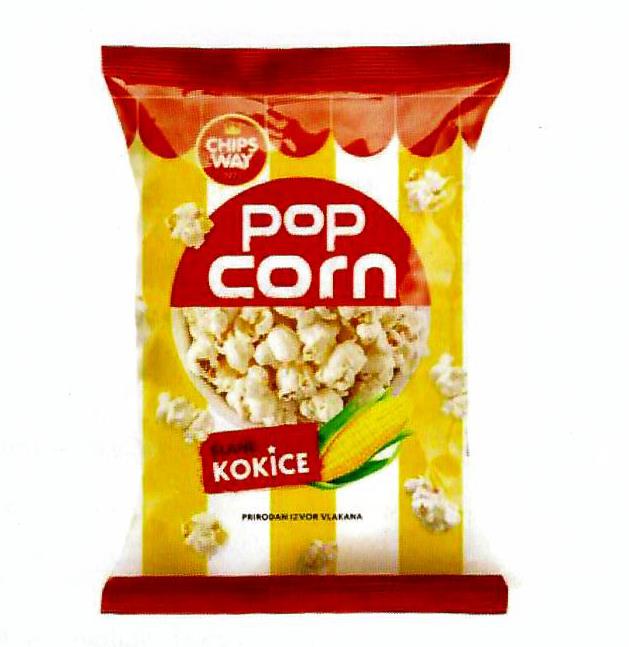 Paraqitja e markës chips way 1971 - pop corn