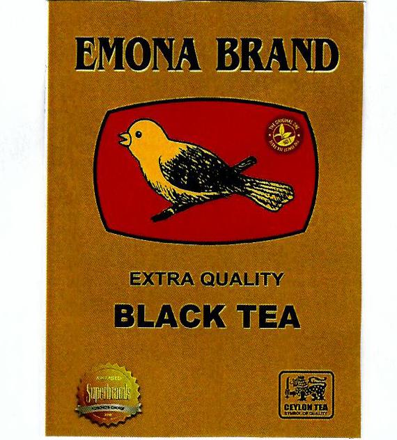 Paraqitja e markës EMONA BRAND EXTRA QUALITY BLACK TEA