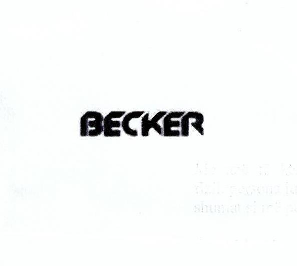 Paraqitja e markës Becker