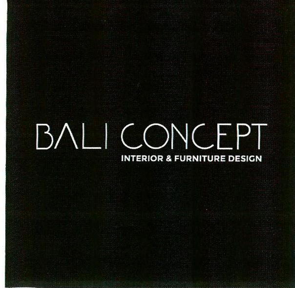 Paraqitja e markës Bali Concept INTERIEUR &FURNITURE DESIGN