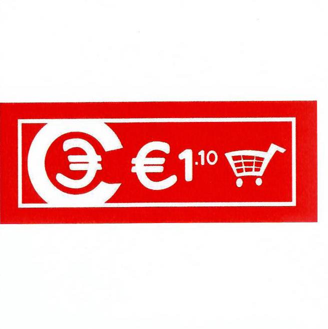 Paraqitja e markës € 1.10