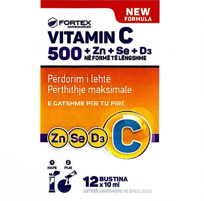 Paraqitja e markës FORTEX VITAMIN C
