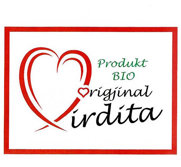 Paraqitja e markës Produkt Bio Origjinal Mirdita