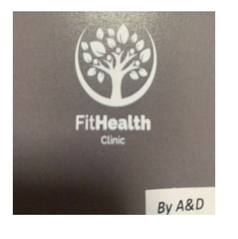 Paraqitja e markës FitHealth Clinic by A& D