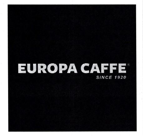 Paraqitja e markës EUROPA CAFFE SINCE 1920