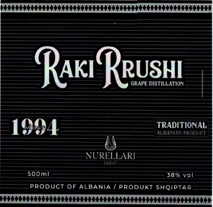 Paraqitja e markës RAKI RRUSHI