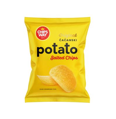 Paraqitja e markës Original ČAČANSKI potato Salted Chips