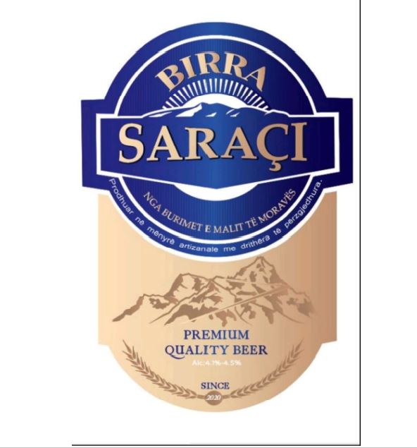 Paraqitja e markës BIRRA SARACI