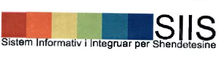 Paraqitja e markës SIIS Sistem Informativ i Integruar per Shendetesine
