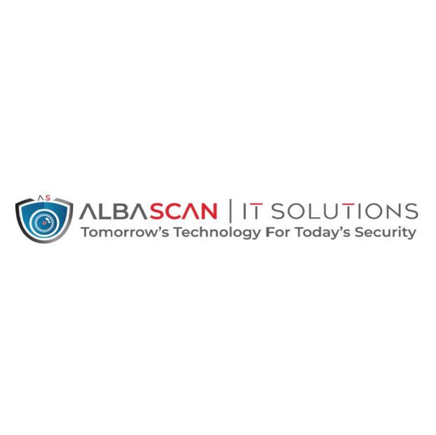 Paraqitja e markës ΛS ALBASCAN IT SOLUTIONS "Tomorrow's Technology For Today's Security"