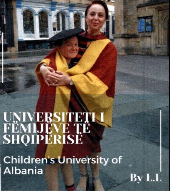 Paraqitja e markës UNIVERSITETI I FEMIJEVE CHILDREN'S UNIVERSITY OF ALBANIA BY L.L