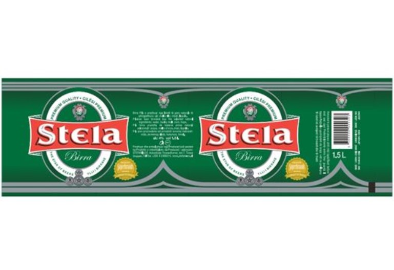 Paraqitja e markës Birra Stela