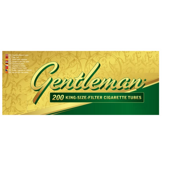 Paraqitja e markës Gentleman 200 king size filter cigarette tubes