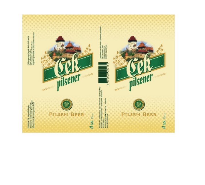 Paraqitja e markës CEK Pilsener