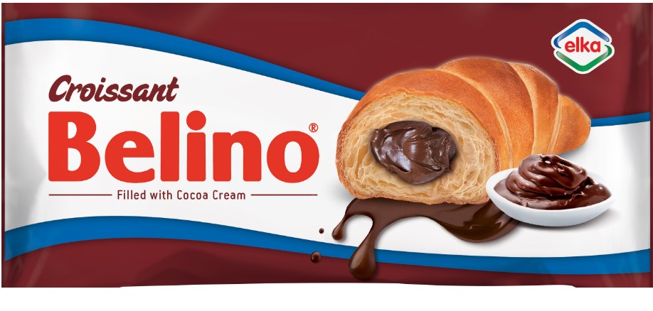 Paraqitja e markës Croissant Belino ELKA FILLED WITH COCOA CREAM
