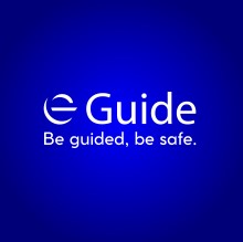 Paraqitja e markës e Guide Be guided, be safe