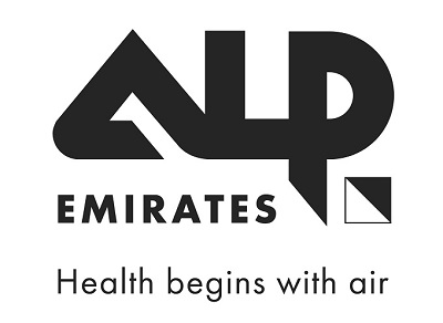 Paraqitja e markës ALP EMIRATES Health begins with air