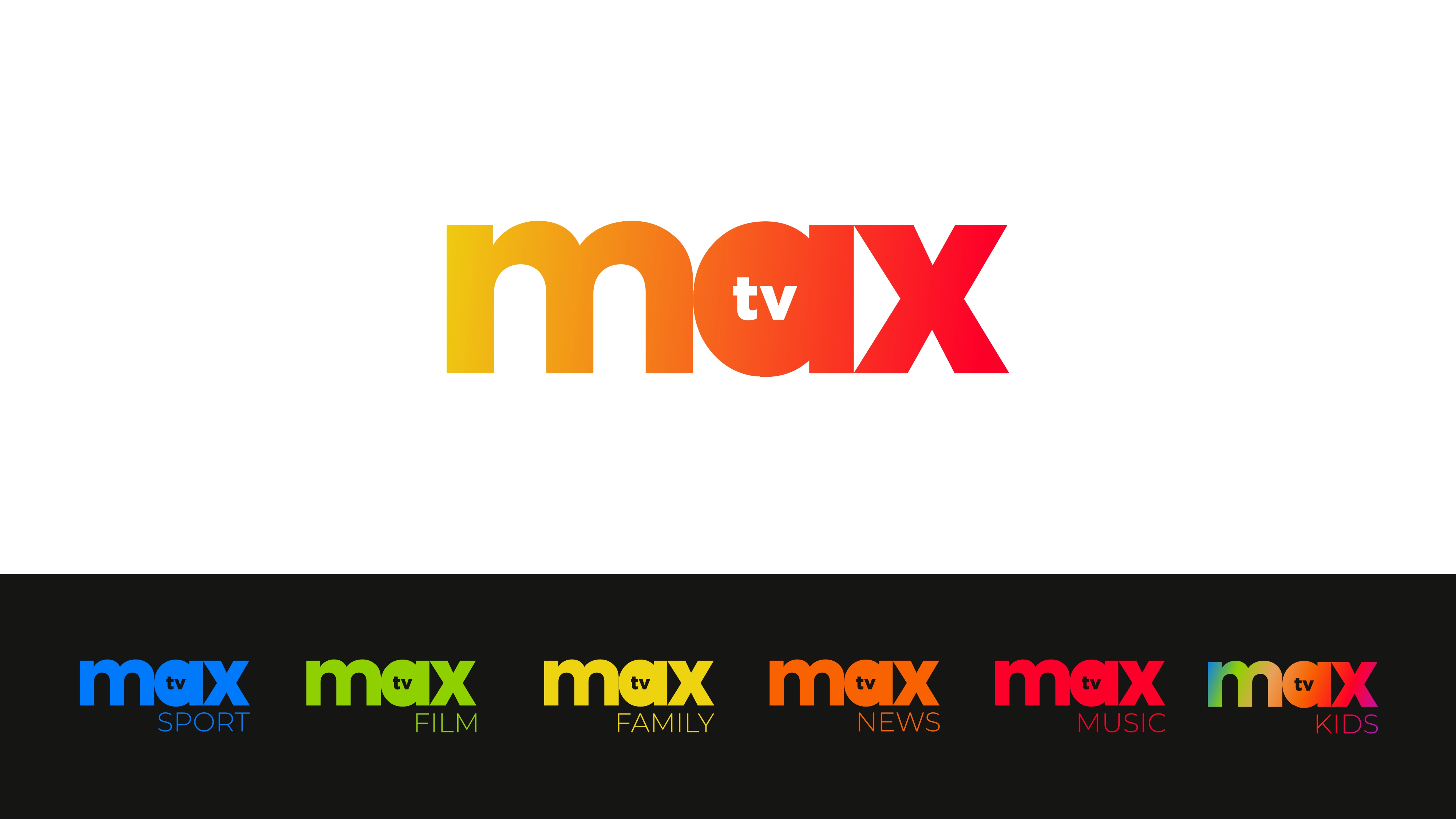 Paraqitja e markës max tv SPORT FILM FAMILY NEWS MUSIC KIDS