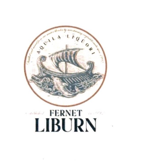 Paraqitja e markës Fernet Liburn AQUILA LIQUORI DESTILLED AND MIXED FROM OUR MASTER BLENDER BY MAINTAINING ORIGINAL FORMULA SINCE 1992 ESTABLISHED