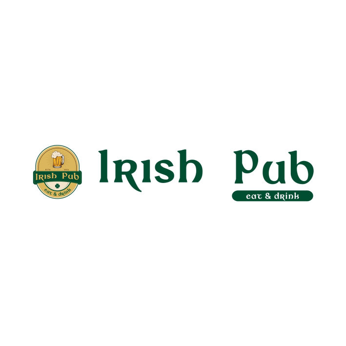 Paraqitja e markës IRISH PUB  eat & drink