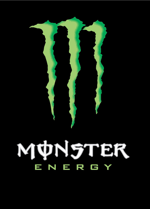 Paraqitja e markës M MONSTER ENERGY