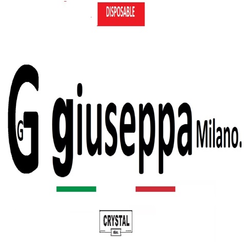 Paraqitja e markës Disposable Ggiuseppa Milano. Crystal