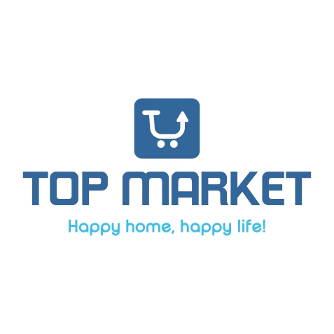 Paraqitja e markës Top Market Happy home, happy life!