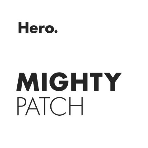 Paraqitja e markës Hero. MIGHTY PATCH