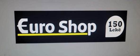 Paraqitja e markës Euro shop 150 lekë