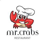 Paraqitja e markës Mr. CRABS RESTAURANT